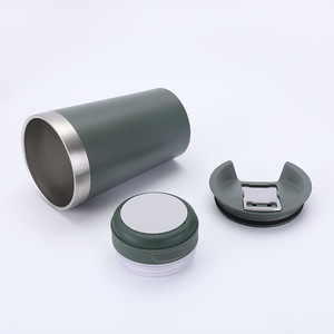 New Arrival 16oz Double Wall Stainless Steel Tumbler Smart Water Bottle With Music Speaker And Bottle Opener For Travel - Product Image 4