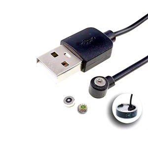 4. 0mm kết nối từ tính pogopin Nam Nữ <span class=keywords><strong>USB</strong></span> Dock Cáp sạc điện thông minh Vòng Adapter dây 30cm Giao diện sạc - Product Image 1