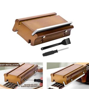 Lime à frettes de <span class=keywords><strong>guitare</strong></span> 4-en-1 durable pour polissage et biseautage, lime à frettes multi-angles en bois, outils de réparation de <span class=keywords><strong>guitare</strong></span> - Product Image 6