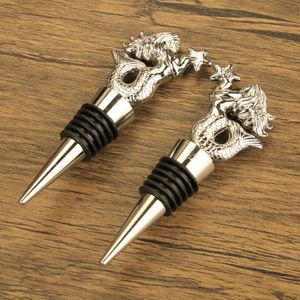 Mermaid Ocean Series Bottle Stopper Metal Vacuum Preservative Wine Stoppers Household Use - Product Image 2