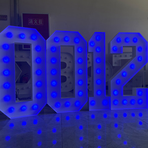 Hongsen - Letras Decorativas LED RGB Gigantes Personalizadas para Exteriores e Interiores, Letras de PVC y Metal de <span class=keywords><strong>4</strong></span> Pies para Bodas y Fiestas - Product Image 4
