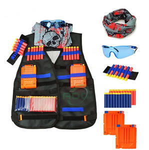 Conjunto de accesorios de la serie Elite de ataque de pistola equipada chaleco táctico para niños - Product Image 1