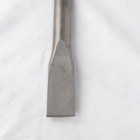 OZN 65A Ciseau plat HEX30*1500mm, diamètre de la tige 25mm, pour marteau perforateur, pioche, déchiquetage de pierre et béton, coupe de racines d'arbres, levage