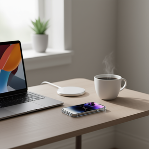 เคสแม่เหล็ก DAM สำหรับ iPhone 14 Max แบบใส รองรับสีต่างๆ - Product Image 1