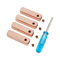 Aglets de luxe en alliage Hengfeng avec verrouillage à vis, design tête de noix de coco, logo personnalisé, couleur, 25mm*5mm, décoration de chaussures DIY