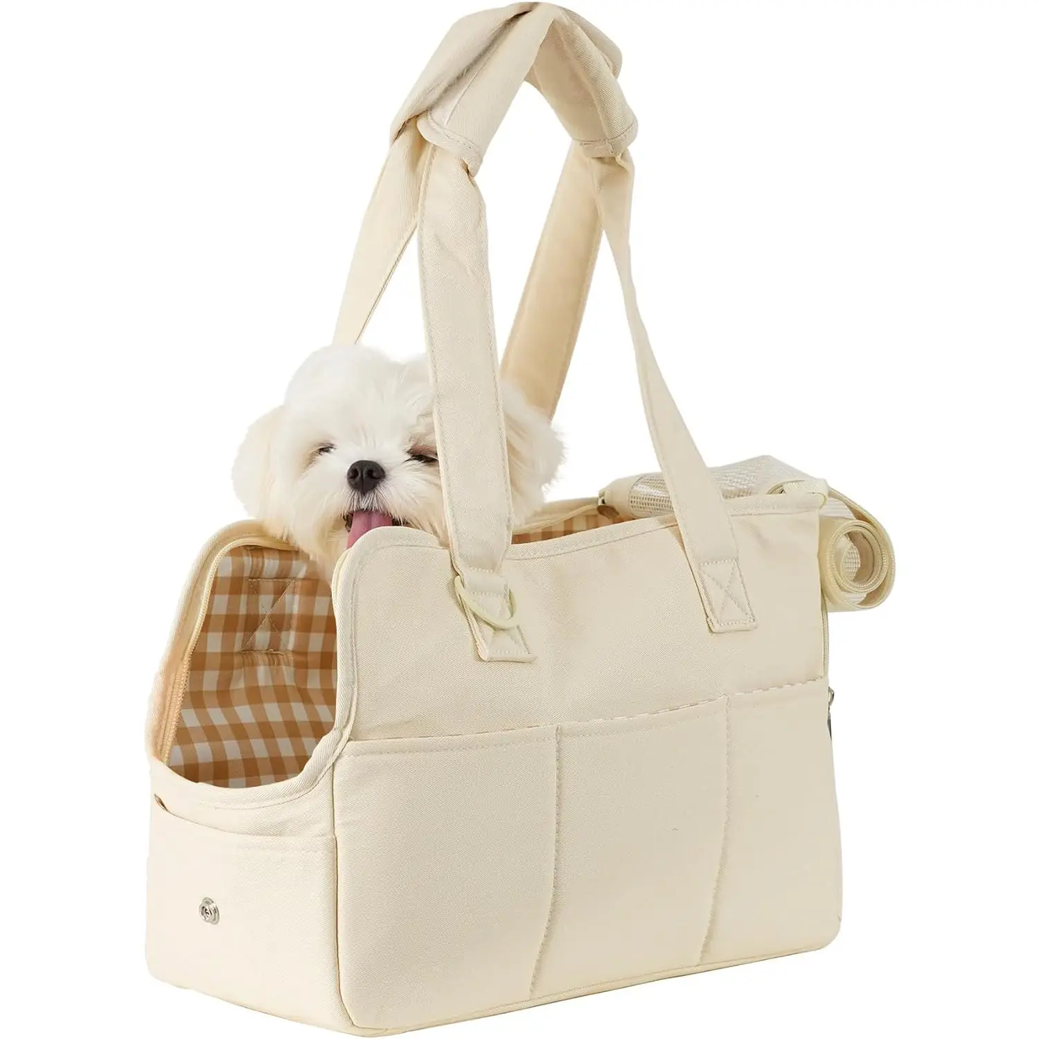 Роскошная многоцветная модная сумка-слинг для собак