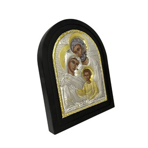 Icône de la Sainte <span class=keywords><strong>Famille</strong></span> orthodoxe orientale en alliage de zinc HT, ornement de table orthodoxe, sculpture d'art sacré chrétien pour <span class=keywords><strong>l</strong></span>'église et la maison - Product Image 5
