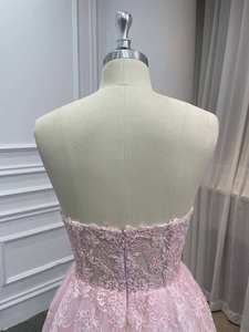 ชุดราตรีสีชมพูสำหรับผู้หญิงชุดราตรี2024หรูหรา - Product Image 6