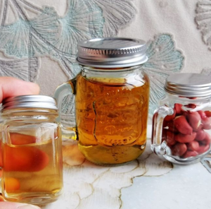 Prezzo di fabbrica all'ingrosso 35ml Mini vetro sigillato vasetti con coperchi barattoli di marmellata con coperchi autunno pera crema <span class=keywords><strong>miele</strong></span> Chai - Product Image 3