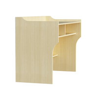 Table d'enseignant Speech Desk Salle de classe Speech Table Salle de réunion Conférence School Teacher Desk Podium en bois avec tiroir
