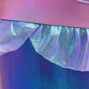Maillot de bain cosplay pour enfants, robe de princesse à bretelles spaghetti, jupe queue de sirène, tenue pour filles pour fête au bord de la piscine, anniversaire, spectacle sur scène - Product Image 4