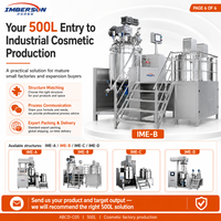 Mélangeur émulsifiant sous vide industriel 500L en acier inoxydable SUS316L pour la fabrication de cosmétiques, peintures et savons - Nouveau