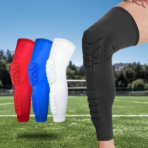Kunden spezifische Sport Beinlinge Ärmel Guards Atmungsaktive Größe Kniesc honer Bein abdeckung für Fußball Reiten Outdoor Bergsteigen Sport - Product Image 1