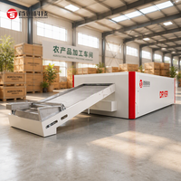 Séchoir à bande maillée automatique SUS304 380V 10-30kW, machine de séchage à air chaud pour la transformation alimentaire des pruneaux, abricots et figues