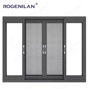 Finestre con Sistema Scorrevole in Alluminio a Taglio Termico, Vetro Doppio Temperato e Telaio Impermeabile per Uso Residenziale - Product Image 3