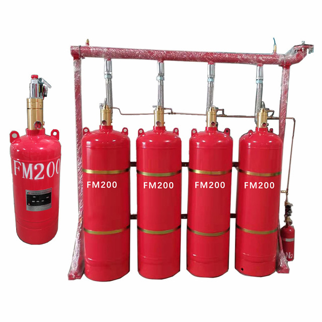 Xingjin FM200 Fire Suppression System with Electrical Elements 70L-180L Capacity for Class A/B Fires