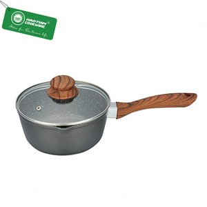 Sartén antiadherente de mármol y aluminio <span class=keywords><strong>forjado</strong></span>, herramienta para parrilla con recubrimiento de inducción - Product Image 5