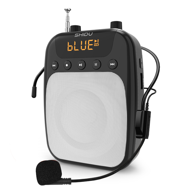 Shidu S358 Wired Mini Portable Speaker with Headset Microphone Support Tf Usb Playing