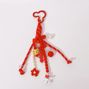 Bohemian <strong>Bead</strong> Keychain Pendant Cute Collection of Wish Seeds Bag Hanging Mobile Phone Chain - Product Image 6