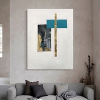 Peinture à l'huile peinte à la main sur toile, art mural moderne abstrait, cadre photo Funia, peintures originales