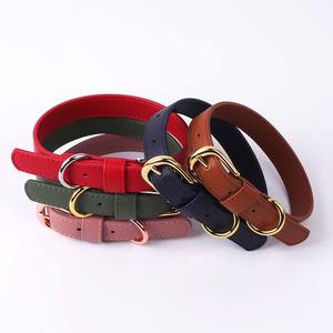 Collare per Cani di Lusso Vegano in Pelle PU con Dettagli Dorati, Vendita all'Ingrosso di Accessori per Animali Domestici - Product Image 2