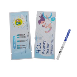 Bandelettes <span class=keywords><strong>de</strong></span> test <span class=keywords><strong>de</strong></span> <span class=keywords><strong>grossesse</strong></span> HCG en gros, détection rapide, avec marquage CE et 510K Clia Waived, kit <span class=keywords><strong>de</strong></span> test rapide - Product Image 2