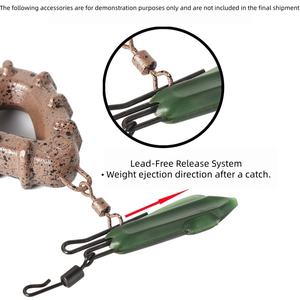 Plate-forme de pêche européenne deux en un jeu de pinces coulissantes avec <span class=keywords><strong>flotteur</strong></span> QC pivotant pour la coulée de canne à pêche en mer - Product Image 3
