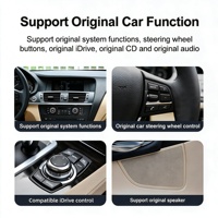 Radio para Auto con Android 14 para BMW X3 F25/X4 F26 CIC, Pantalla de 1920x720, 4+64GB, CarPlay/Android Inalámbrico, GPS Integrado, Cámara de Reversa