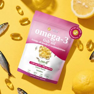 OEM Private Label Deep Sea Omega-3 Suplementos de aceite de pescado Softgel Cápsula Dosificación para adultos - Product Image 2