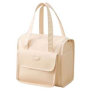 New Simple Design Custom Logo Pu Insulated Thermal <b>Lunch</b> <b>Tote</b> <b>Bag</b> Side Pockets 15L Capacity Zipper Closure for Picnic Beach - Product Image 4