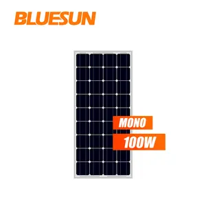 小型太阳能电池板100w单声道