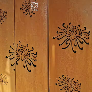 Paneles Decorativos para Cercas de Jardín de Acero Corten Cortados con Láser, Económicos, Resistentes al Agua y a la Intemperie, Iluminados, para Interiores y Exteriores, Fáciles de Instalar - Product Image 5