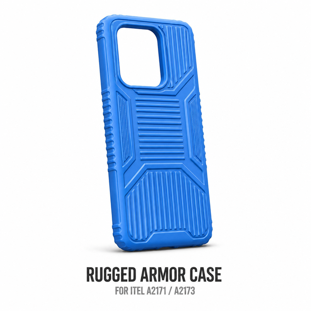 E11 Factory Price Small TPU Bumper Case for ITEL 2171 2173 Square Camera Cutout Rugged Shockproof Heavy Duty Cover Wholesale