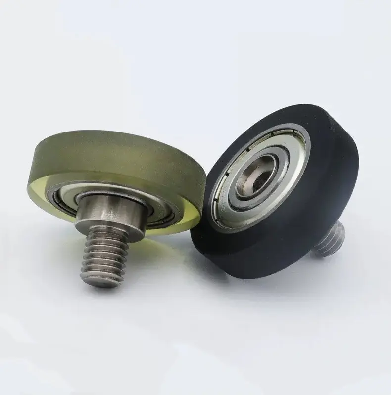Полиуретановый ролик с винтом с полиуретановым покрытием направляющее колесо роликовый подшипник