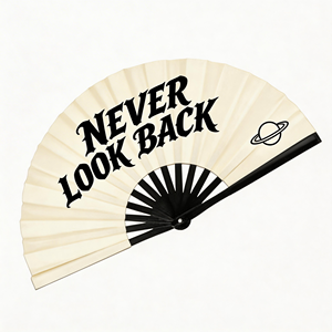 Éventail japonais personnalisé à motif bruyant pour mariage, idéal comme cadeau - Product Image 1