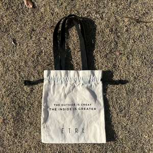 Promotion Eco Friendly Recycled Handle Cotton <b>Drawstring</b> <b>Bag</b> Cotton Canvas Shopping Tote <b>Bag</b> - Product Image 3