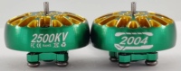 מנוע ללא פחמים HAOHENG 2004 1850KV/2500KV/3000KV IP54 עמיד למים מגנט קבוע סגסוגת טיטניום 3-6S 12-24V 15.26-25.82A רחפן