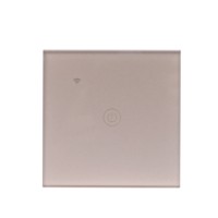 Interrupteur mural tactile sans fil moderne 1 voie pour grossiste, télécommande DIY, blanc, compatible Google Home Alexa