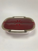Cuisson saine Rapide Rapide Légumes Viandes Volaille Poisson Micro-ondes Vapeur MICRO-ONDES ALIMENTS RÉCIPIENT À VAPEUR