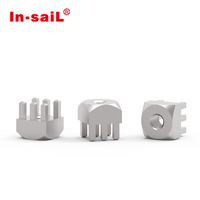 Conector PCB de Presión, Elemento de Alimentación con Rosca M3, Bloque de Terminales PCB de Alta Corriente 100A, Conector de Placa de Latón Estañado 7461057ODM