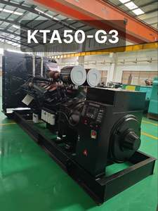 Générateur électrique KTA50-G3 générateur diesel de type silencieux 1000kw avec système de contrôle de synchronisation de fréquence ATS 50Hz cadre ouvert - Product Image 2