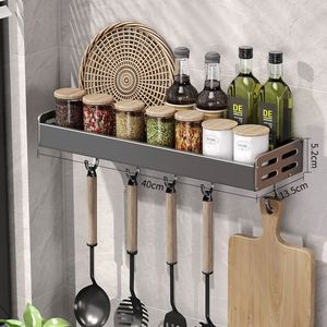 Étagère de rangement de cuisine, articles ménagers multifonctionnels, étagère de rangement pour épices, fixation murale - Product Image 6