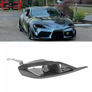 Pour Toyota Gr <span class=keywords><strong>Supra</strong></span> A90 A91 <span class=keywords><strong>Mk5</strong></span> Offres Spéciales cadre de phare en Fiber de carbone sec couvercle de phare Kit de carrosserie accessoires extérieurs - Product Image 1