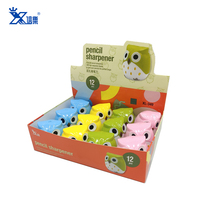 Fournitures scolaires en gros, articles de papeterie, taille-crayon en plastique, accessoires pour enfants