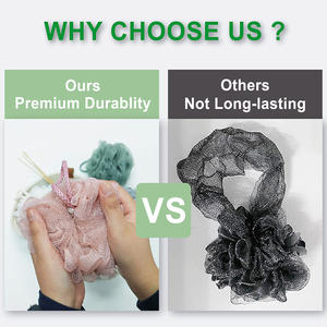 Maglia <span class=keywords><strong>da</strong></span> <span class=keywords><strong>bagno</strong></span> colorata di alta qualità esfoliante 50g esfoliante in schiuma esfoliante <span class=keywords><strong>da</strong></span> <span class=keywords><strong>bagno</strong></span> Bubble Scrubber palla <span class=keywords><strong>da</strong></span> doccia soffio spugna - Product Image 6