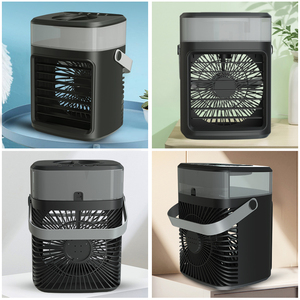 Glacière à batterie rechargeable, ventilateur refroidisseur d'<span class=keywords><strong>air</strong></span> portable, climatiseur avec lumière LED - Product Image 3