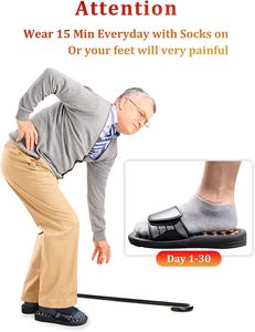 Zapatos para caminar de alta calidad, masajeador de adoquines de acupuntura, zapatillas de masaje para pies, masajeador de terapia de acupuntura para reflexología de pies - Product Image 4