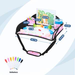 Muestra Gratuita, Bandeja de Asiento de Coche Portátil para Niños, Actividades para Niños Pequeños, Mesa de Asiento de Coche, Bandeja Plegable para Viajes de Niños - Product Image 2