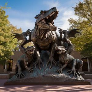 Escultura de <span class=keywords><strong>esqueleto</strong></span> de dinosaurio de <span class=keywords><strong>tamaño</strong></span> <span class=keywords><strong>real</strong></span> hecha a medida profesional de fábrica china - Product Image 6