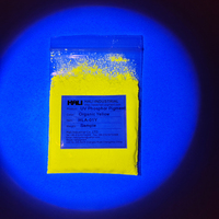 Vente en gros 365nm organique uv rouge bleu jaune vert poudre de pigment phosphorescent fluorescent uv pigment de sécurité visible